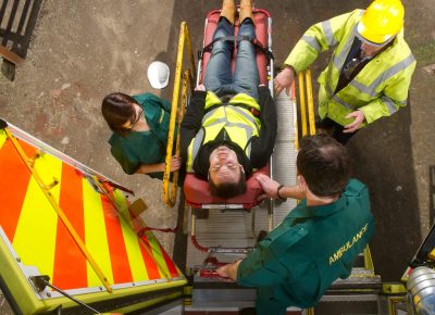 Accident emergency worker vital ID medical first aid construction