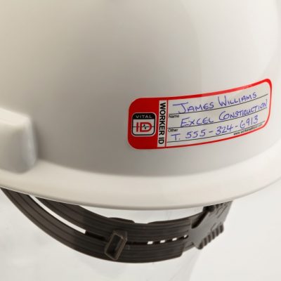 WSID 03 Back Worker Emergency ID Critical asset protectio