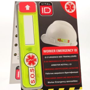 Worker ID ICE TAG WSID 02G 50 PACK Reflective Emergency